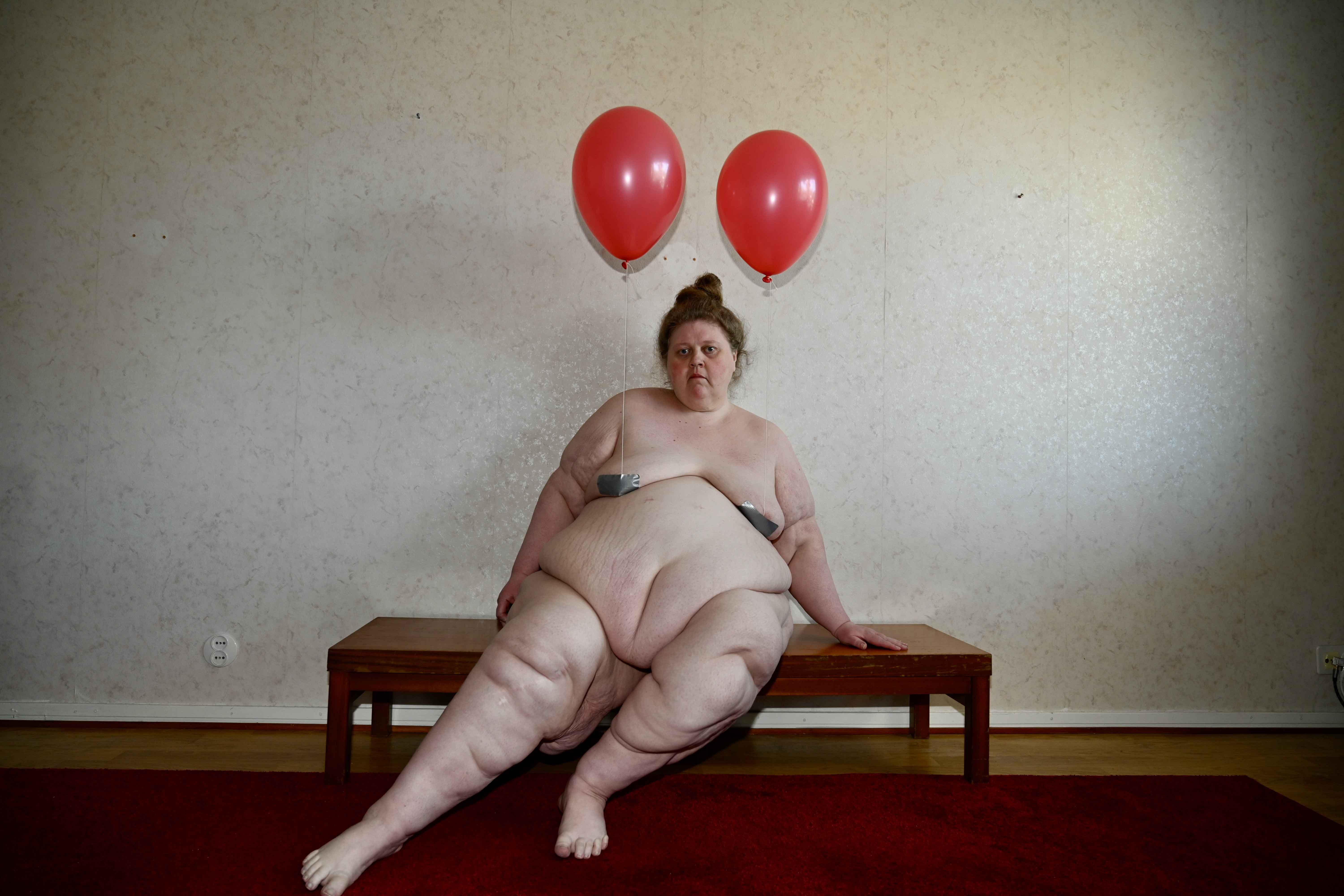 Iiu Susiraja, <em>Lift Up, Breasts</em>, 2025. <em>Fine art archival pigment print, 32 x 48 in (81.3 x 121.9 cm)</em>